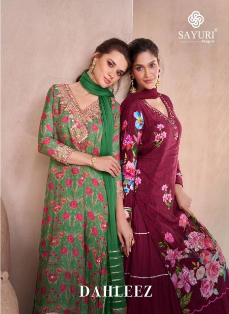Dahleez By Sayuri Printed Mulslin Readymade Suits Wholesale Market In Surat